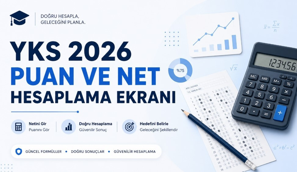 YKS NET VE PUAN HESAPLAMA 2026 || ÖSYM YKS-TYT-AYT net ve puan hesaplama robotu
