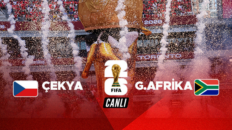 Canlı Anlatım: Çekya Güney Afrika (Dünya Kupası maçı)
